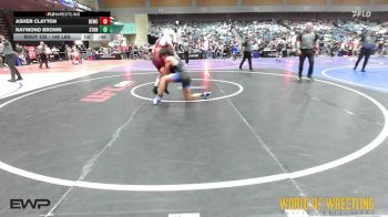 145 lbs Consi Of 8 #2 - Asher Clayton, Damaged Ear Wrestling Club vs Raymond Brown, Storm Wrestling Center
