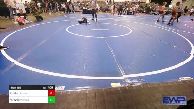 53-56 lbs Rr Rnd 5 - Lyncoln Morris, North DeSoto Wrestling Academy vs Valor Wright, Predator Wrestling