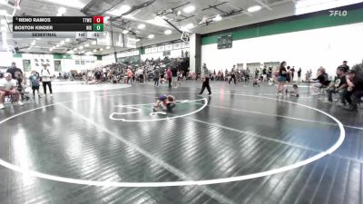 50 lbs Semifinal - Reno Ramos, Team Tulsa Wrestling Club vs Boston Kinder, NIXA