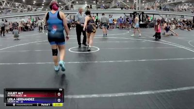 165 lbs Round 3 (8 Team) - Juliet Alt, PA West Black vs Leila Hernandez, Validus WC