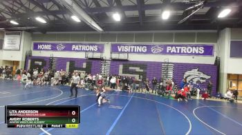 104-111 lbs Semifinal - Avery Roberts, Aviator Wrestling Academy vs Lita Anderson, Grantsville Wrestling Club
