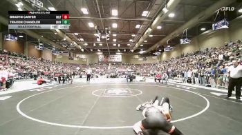 1A 157 lbs Quarterfinal - Bradyn Carter, Milford vs Traxon Chandler, Rich