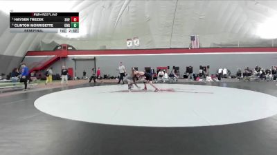 174 lbs Semifinal - Hayden Trezek, SIU Edwardsville vs Clinton Morrisette, King