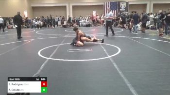 130 lbs Round Of 32 - Sebastian Rodriguez, Coachella Valley WC vs Angel Cejudo, Valiant College Prep