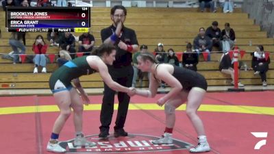 124 lbs Quarterfinal - Brooklyn Jones, Eastern Oregon University vs Erica Grant, Evergreen State