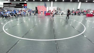 113 lbs Rowdey Starcher, Team Kansas Silver vs Jennings Scully, Team Louisiana