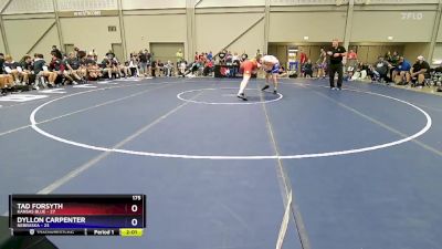 175 lbs Placement Matches (8 Team) - Tad Forsyth, Kansas Blue vs Dyllon Carpenter, Nebraska