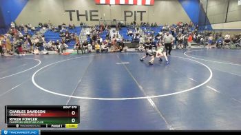 115 lbs Cons. Round 4 - Charles Davidson, Cougars Wrestling Club vs Ryker Fowler, Champions Wrestling Club