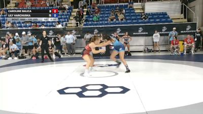 135 lbs Cons. Rd Of 32 - Caroline Balica, Indiana vs Lily Harchuska, Pennsylvania