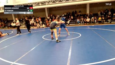 184 lbs Quarterfinal - Brooks Loosvelt, Chadron State vs Cy Fowler, Air Force