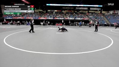 174 lbs Champ. Round 1 - Michael Durham, Indiana Tech vs 16 Konlin Weaver, Life