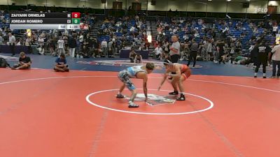 126 lbs Consi Of 16 #1 - Zaiyahn Ornelas, NE vs Jordan Romero, CO
