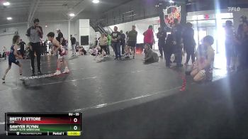 55 lbs Cons. Round 3 - Sawyer Flynn, Legacy Elite Wrestling vs Brett D`Ettore, C2X