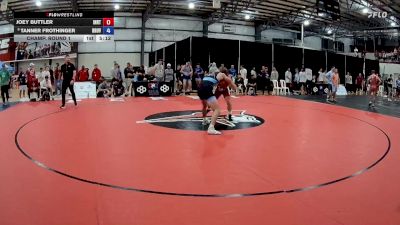 70 kg Champ. Round 1 - Joey Buttler, Indiana RTC vs Tanner Frothinger, Brunson UVRTC