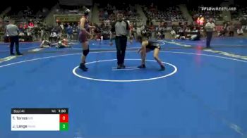 123 lbs Prelims - Tanessa Torres, 505 Wc vs Jayden Lange, Pomona Elite