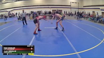 184 lbs Quarterfinal - Max Winkler, East Stroudsburg vs Clay DeBaillie, Augustana (IL)