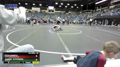 88 lbs Cons. Round 3 - Titus Marple, Tuttle Wrestling Club vs Gabriel Hutchison, Chanute