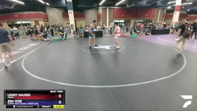 285 lbs Cons. Round 3 - Lenny Hauser, Texas vs Ben Wise, Eaton High School Wrestling