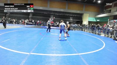 113 lbs Consi Of 16 #1 - Lane Owen, Volcano Vista vs Thomas Gorst, Corner Canyon