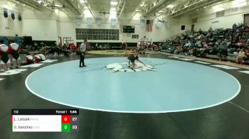 113 lbs Round 4 (10 Team) - Sammy Sanchez, Cheyenne East vs Layne Latoski, Mead