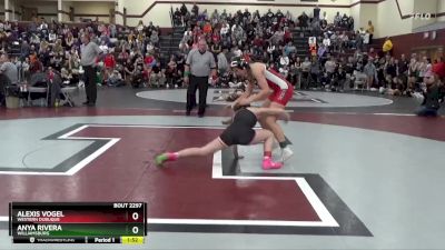 110 lbs 11th Place Match - Anya Rivera, Williamsburg vs Alexis Vogel, Western Dubuque