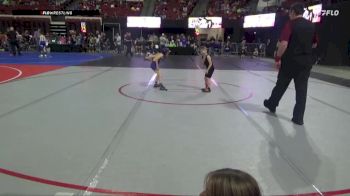 43 lbs Cons. Round 4 - Konnor Simpson, Thermopolis Wrestling Club vs Bentley Podvin, Rugrats