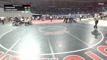 6A Boys 190 lbs Champ. Round 2 - Carson Looney, Tigard Boys vs Caleb Dalke, South Medford Boys