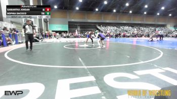 100 lbs Consi Of 8 #2 - Samantha Jordan, Nevada Elite vs Sophia Dacoco, Tracy Wrestling Club