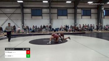 Consolation - Roger Moyer, Springfield vs Eric Zane, Rhode Island College