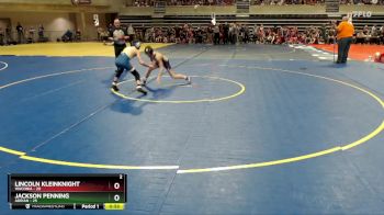 93 lbs Quarterfinals (8 Team) - Lincoln Kleinknight, Waconia vs Jackson Penning, Adrian