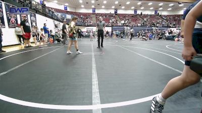 100 lbs Consolation - Ethan Cookston, Marlow Outlaws vs Addison Starcevich, Norman Grappling Club