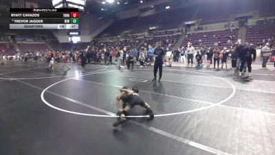 74 lbs Quarters - Trevor Jagger, Bald Eagle Wrestling vs Ryatt Cavazos, Top Rank