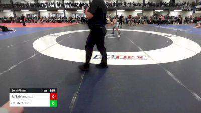 131 lbs Semifinal - Luke Satriano, Valley Central vs Marcus Heck, Wyoming Seminary