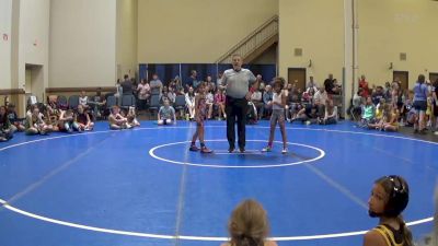 55 lbs Rr Rnd 5 - Danika Clemons, G OMP Girls vs Zoey Eicher, G Phoenix WC