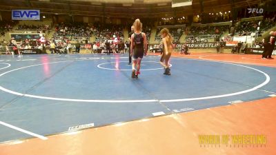 52 lbs Consolation - Braylee Franzen, Outlaw Wrestling Club vs Sariah The Last Panda, WTC