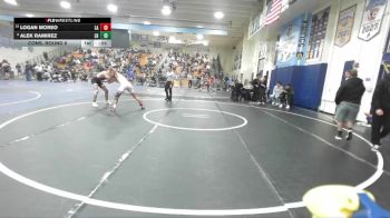 126 lbs Cons. Round 6 - Logan Moreo, Los Alamitos vs Alek Ramirez, Laguna Beach