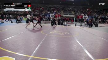 140 lbs Champ. Round 3 - Bianca Cluff, Wasatch vs Eliana White, Emmett