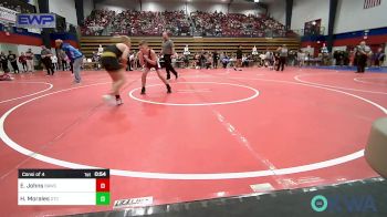 110 lbs Consi Of 4 - Eli Johns, Broken Arrow Wrestling Club vs Hudson Morales, Owasso Takedown Club