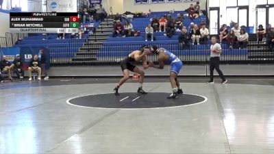 157 lbs Quarterfinal - Alex Muhammad, Eureka vs Brian Mitchell, Luther
