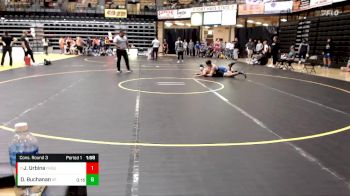 174 lbs Cons. Round 3 - Juan Urbina, Fort Hays State University vs Drake Buchanan, Air Force