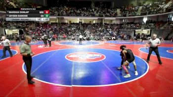 113-6A Champ. Round 1 - Jayden Ramone, East Coweta HS vs Massiah Dunlap, Norcross