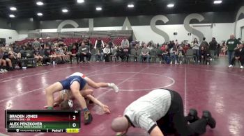 119 lbs Round 1 (8 Team) - Braden Jones, M2 Blue (NJ) vs Alex Penzkover, LAW/Crass Wrestling(WI)
