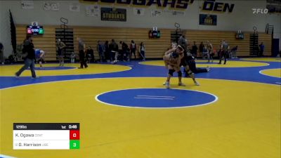 129 lbs Consi Of 16 #2 - Kekoa Ogawa, Central Catholic vs Devon Harrison, Liberty (MO)