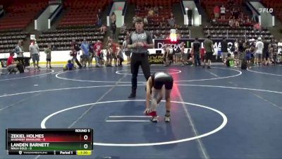 67 lbs Round 5 (6 Team) - Zekiel Holmes, Basement Brawlers vs Landen Barnett, Ninja Gold