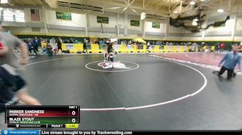 35 lbs Round 1 - Parker Sandness, MATPAC Wrestling - ND vs Blaze Stout, Stanley Wrestling Club