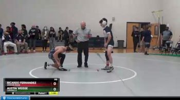 126 lbs Cons. Round 3 - Ricardo Fernandez, Shadow Ridge vs Austin Weisse, Camarillo