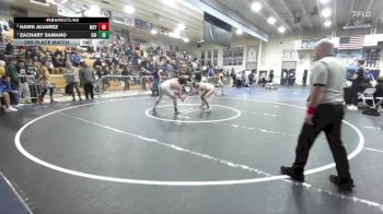 120 lbs 3rd Place Match - Zachary Samano, Chino vs Hawk Alvarez, Mayfair