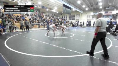 120 lbs 3rd Place Match - Zachary Samano, Chino vs Hawk Alvarez, Mayfair