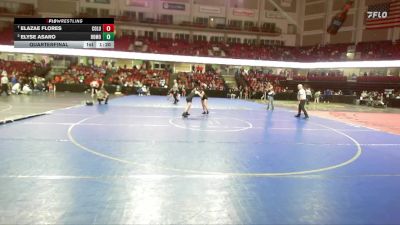 126 lbs Quarterfinal - Elazae Flores, Columbia vs Elyse Asaro, Rocky Mountain