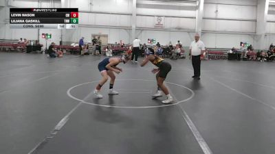 78-84 lbs Cons. Semi - Liliana Gaskill, Primus Wrestling Club vs Levin Nason, CT Whale
